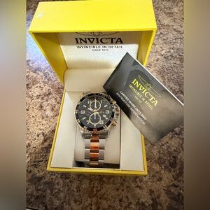 Invicta Specialty Silver Chronograph Watch